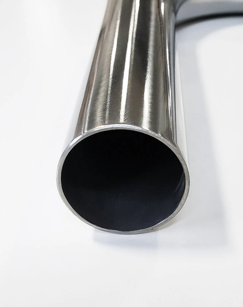 1.750" 16ga 180° Mandrel Bend - (2.625" CLR / 6.000" Legs) - Polished OD - 304 Stainless - Image 3