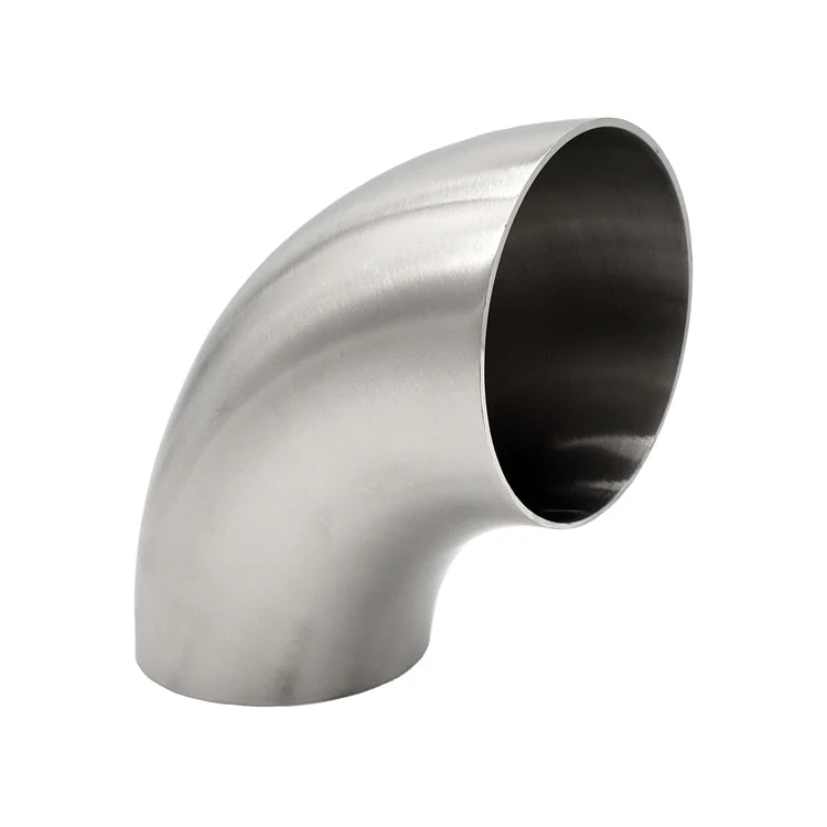 1.750" 16ga 90° Mandrel Bend - (2.250" CLR) - Brushed Finish - 304 Stainless