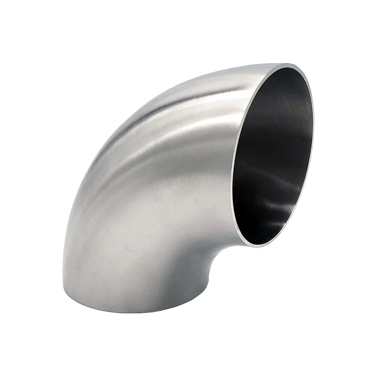 2.000" 16ga Tight Radius 90° Mandrel Bend - (2.000" CLR) - Brushed Finish - 304 Stainless