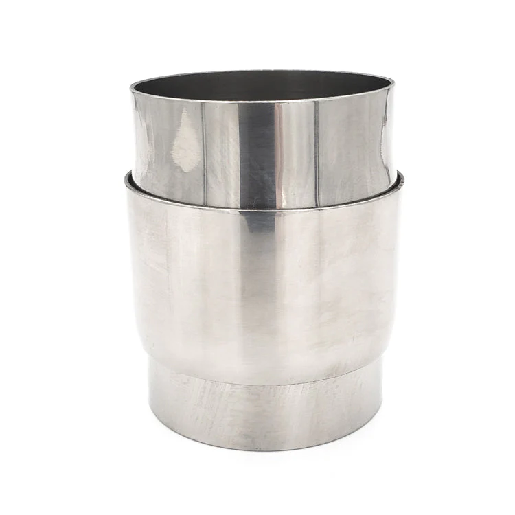 2.000" OD Double Slip Joint Adapter - Polished OD - 304 Stainless - Image 3