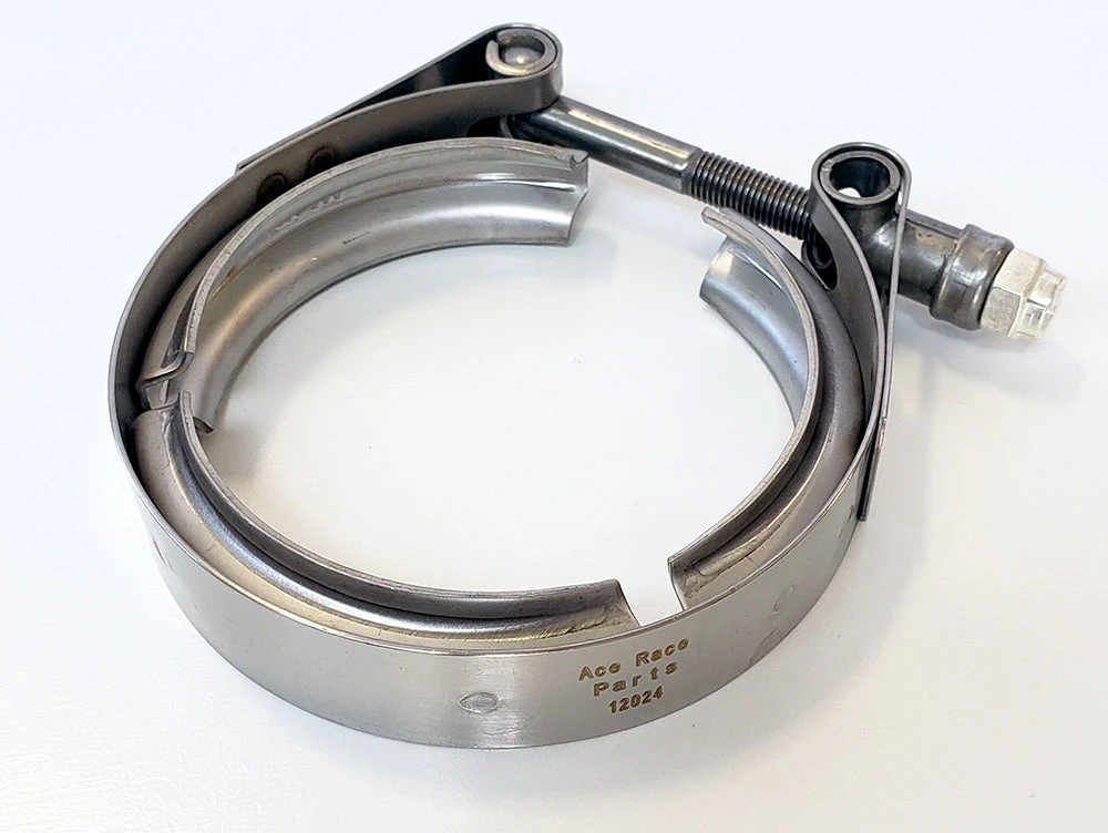 2.000" V-Band Clamp (for 2.735" OD Aluminum and Stainless Flanges) - 304 Stainless - Image 2