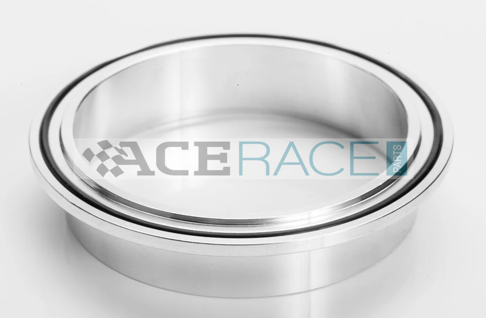 2.500" V-Band Assembly - Aluminum "Male + O-Ring/Female" Flanges, 304 Stainless Clamp - Image 3