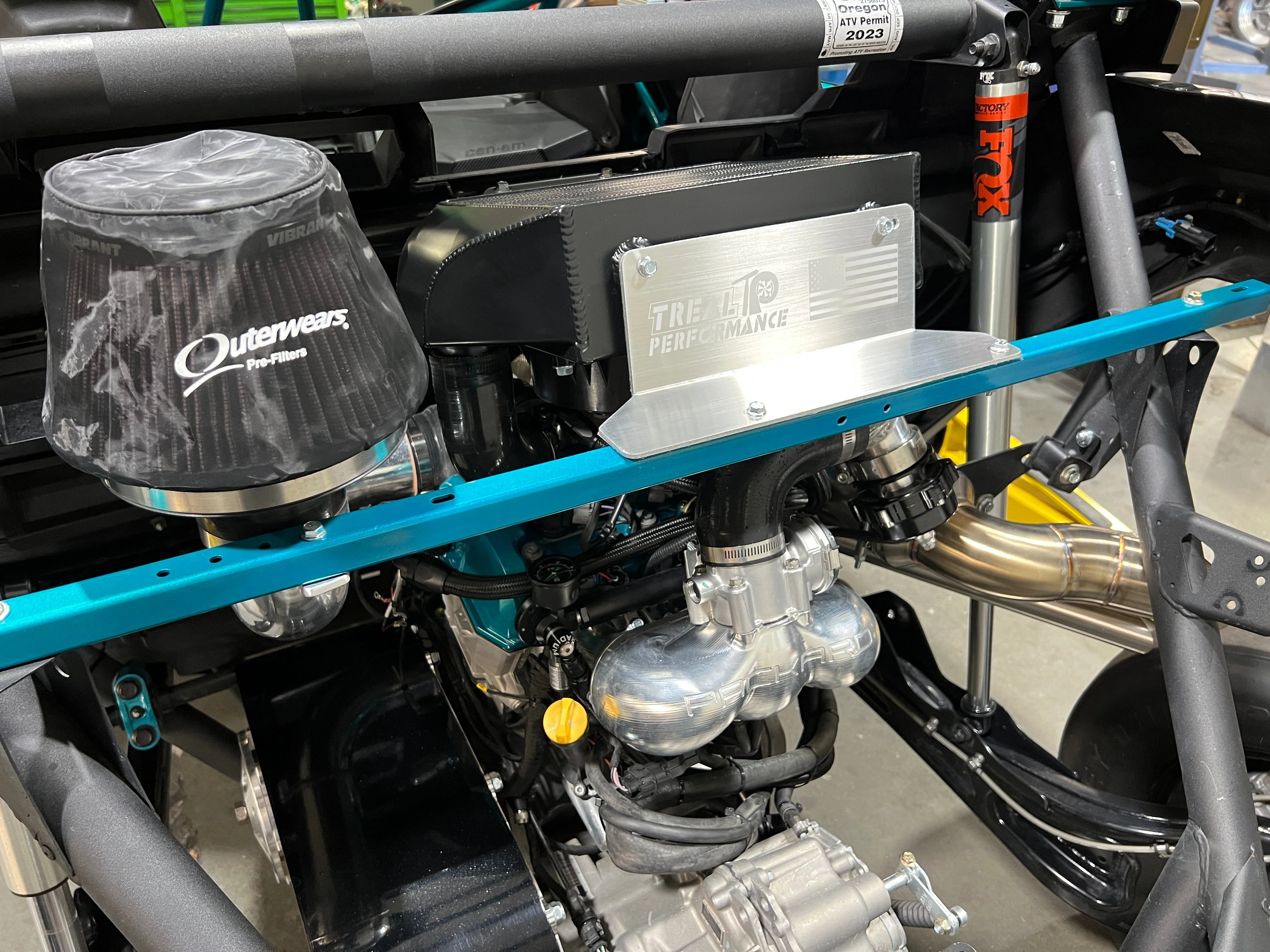Treal Performance | 2017-2025 Can-Am X3 Bed Delete Intercooler Mount Brackets - Image 7