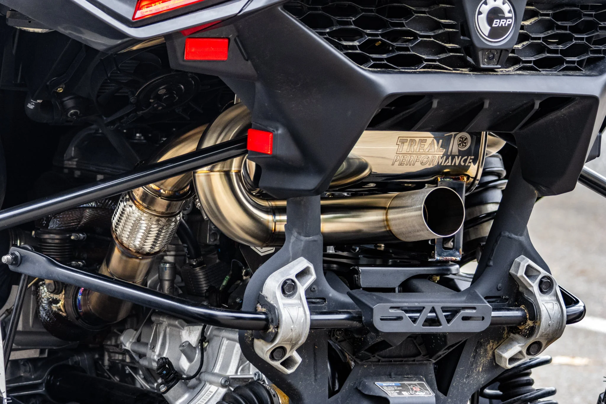 Treal Performance | 2024-2025 Can-Am Maverick R "The Patriot" Exhaust System - Image 8