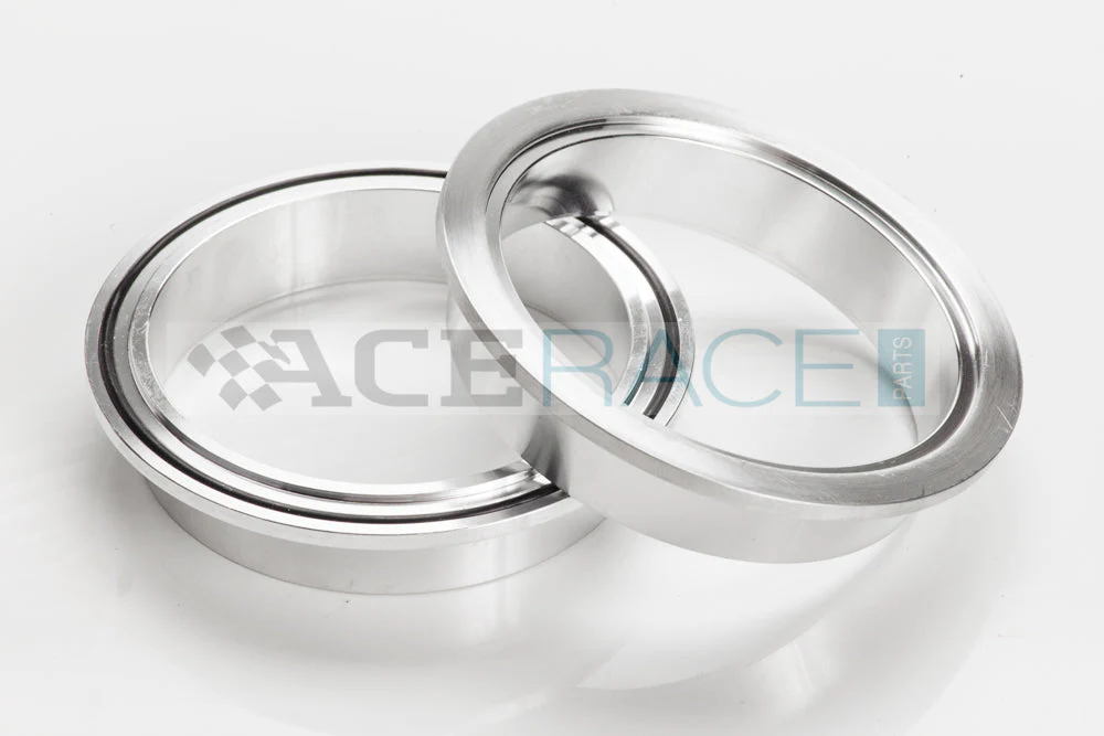 3.000" V-Band Assembly - Aluminum "Male + O-Ring/Female" Flanges, 304 Stainless Clamp - Image 2