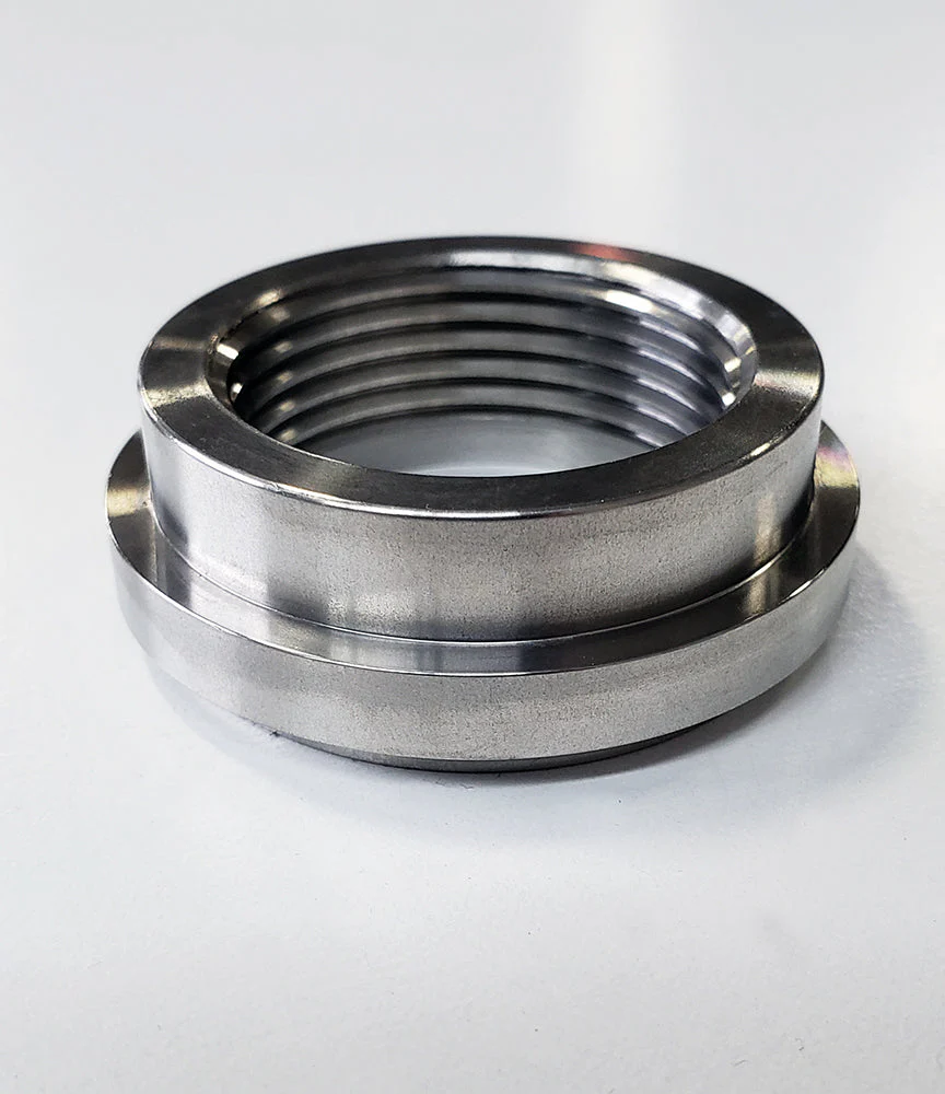 -4AN Female Weld Bung - 304 Stainless - Image 3
