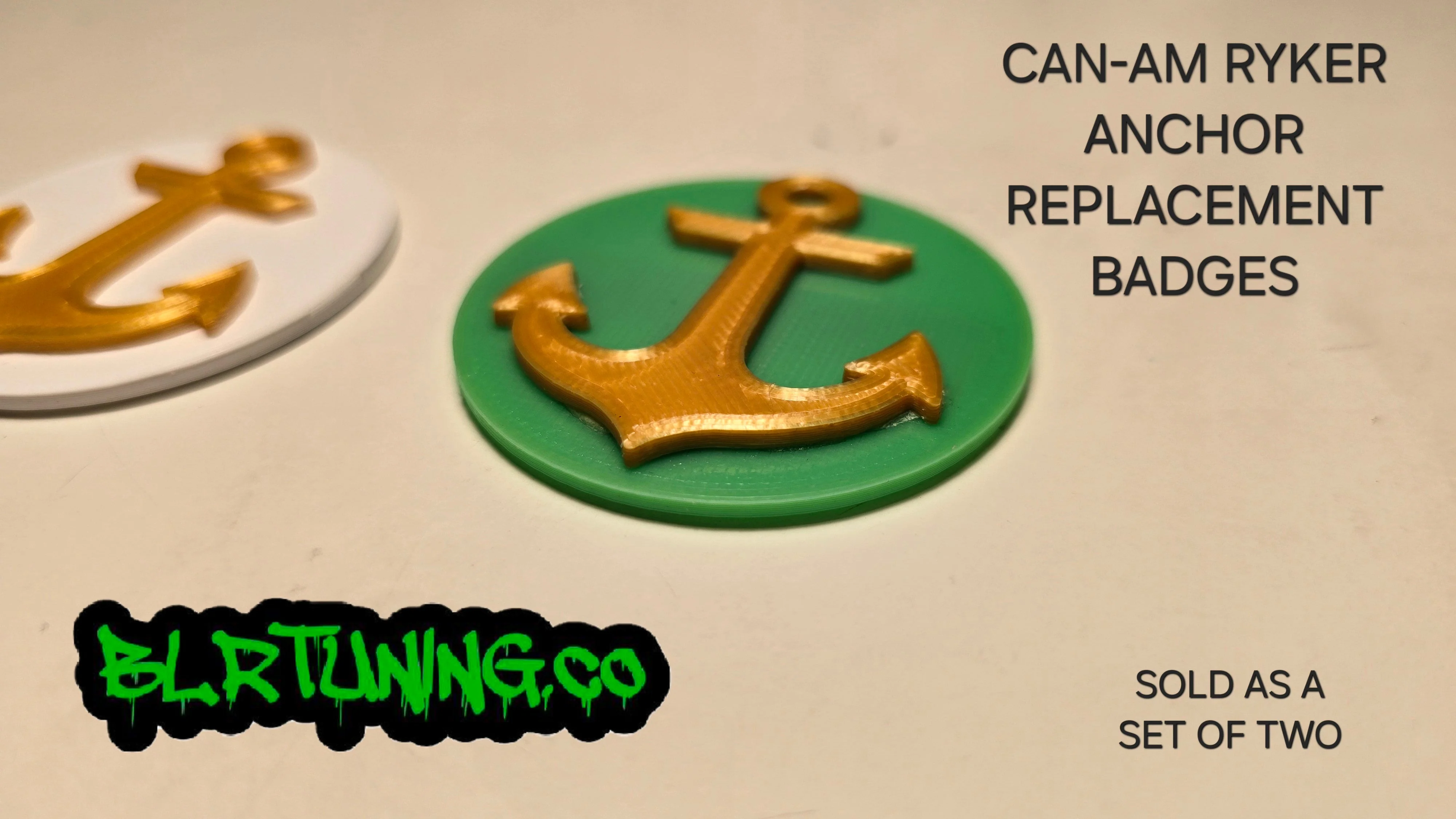 ANCHOR REPLACEMENT BADGES FOR CAN-AM RYKER FRONT AND REAR - Image 5