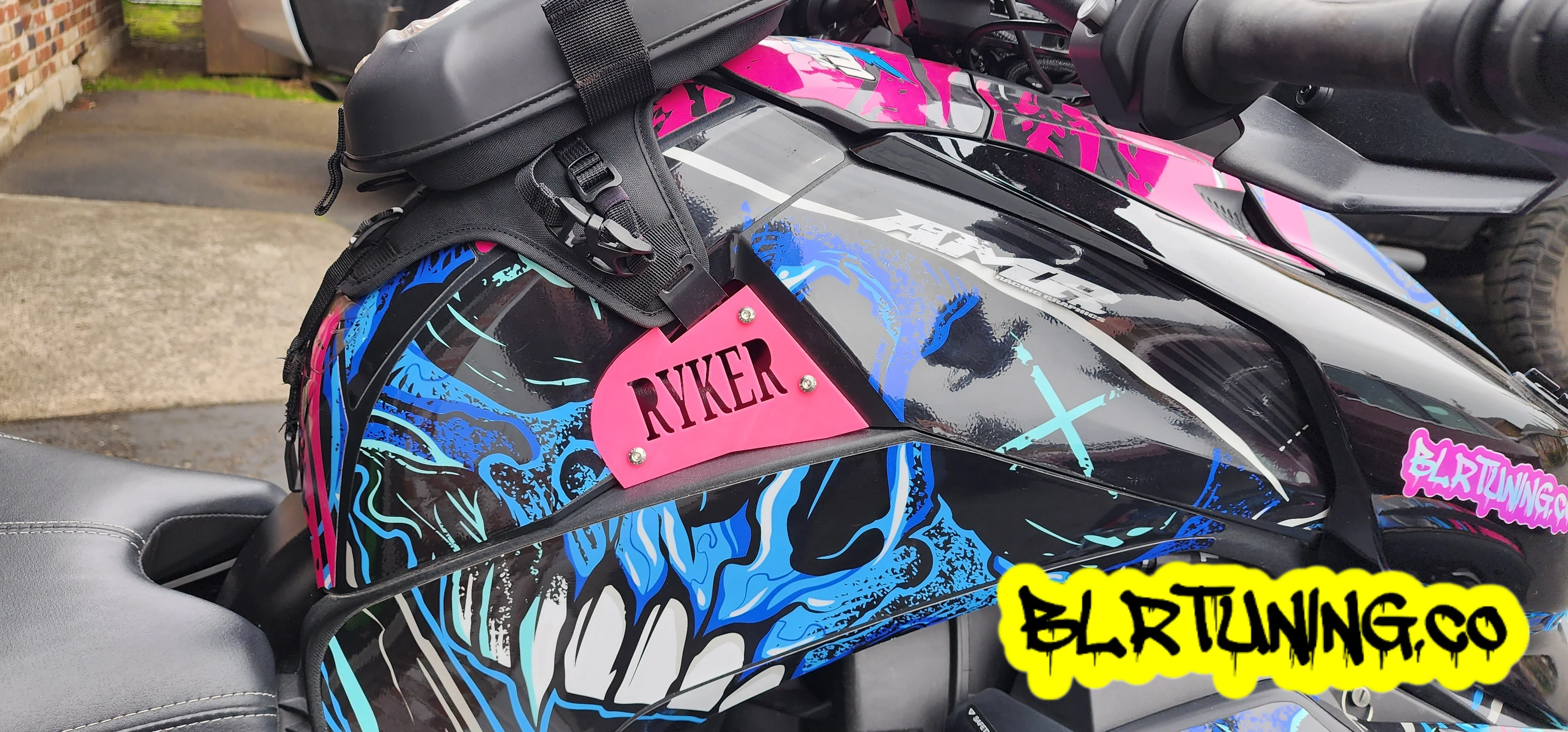 CAN-AM RYKER GAS TANK COVER ACCENT PANELS - Image 21