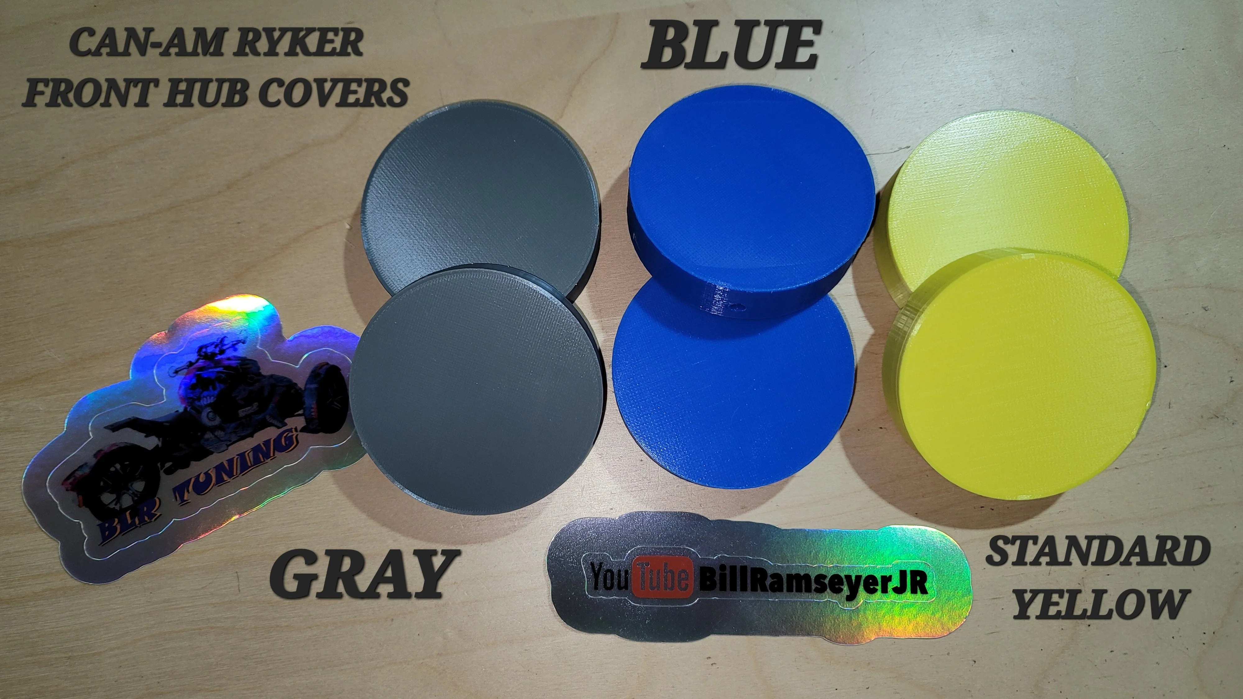 FRONT HUB COVERS FOR CAN-AM RYKER sold as a set of 2 - Image 18