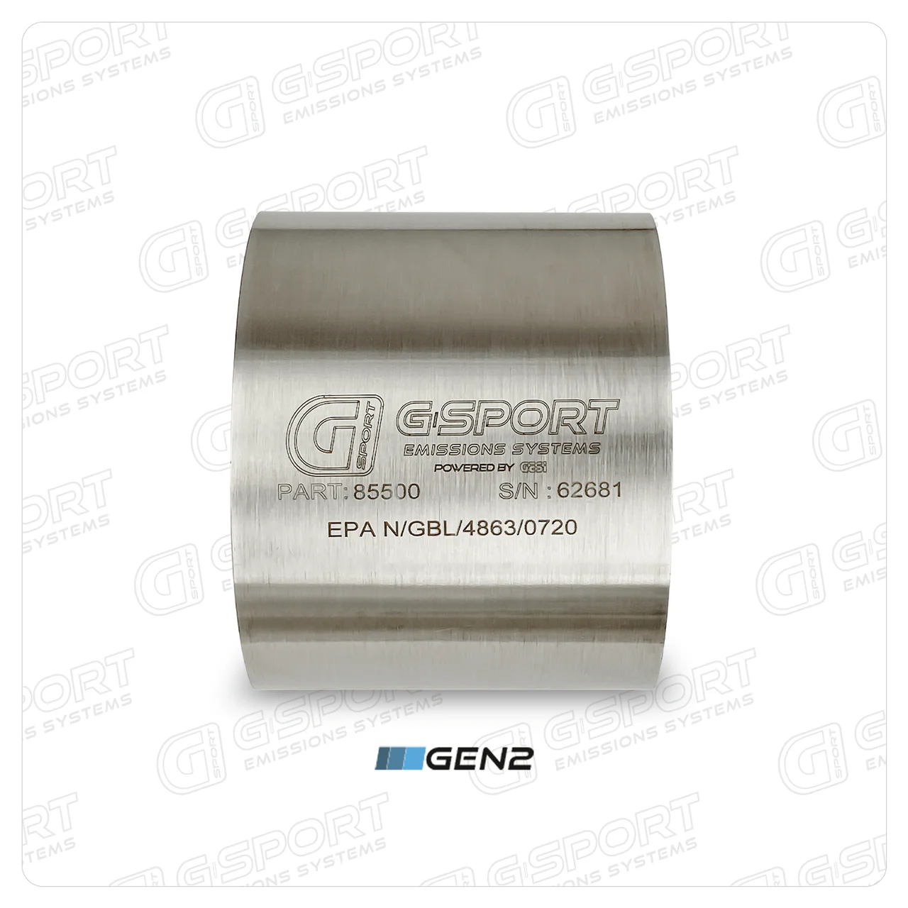 G-Sport Gen2 EPA Compliant Catalytic Converter Core - 4.500" Body x 4.000" Long (85200) - Image 2