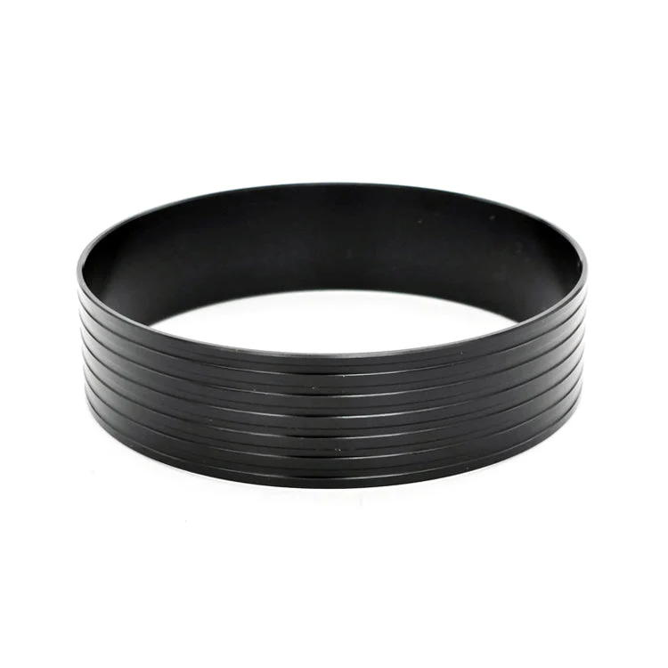 HD Clamp Assembly for 2.500" OD Tubing - Black Clamp, Aluminum/Stainless Flanges - Image 4