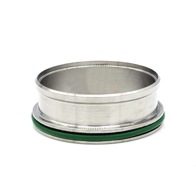 HD Clamp Flange for 3.500" OD Tubing, CP2 Titanium, FKM O-Ring - Image 2