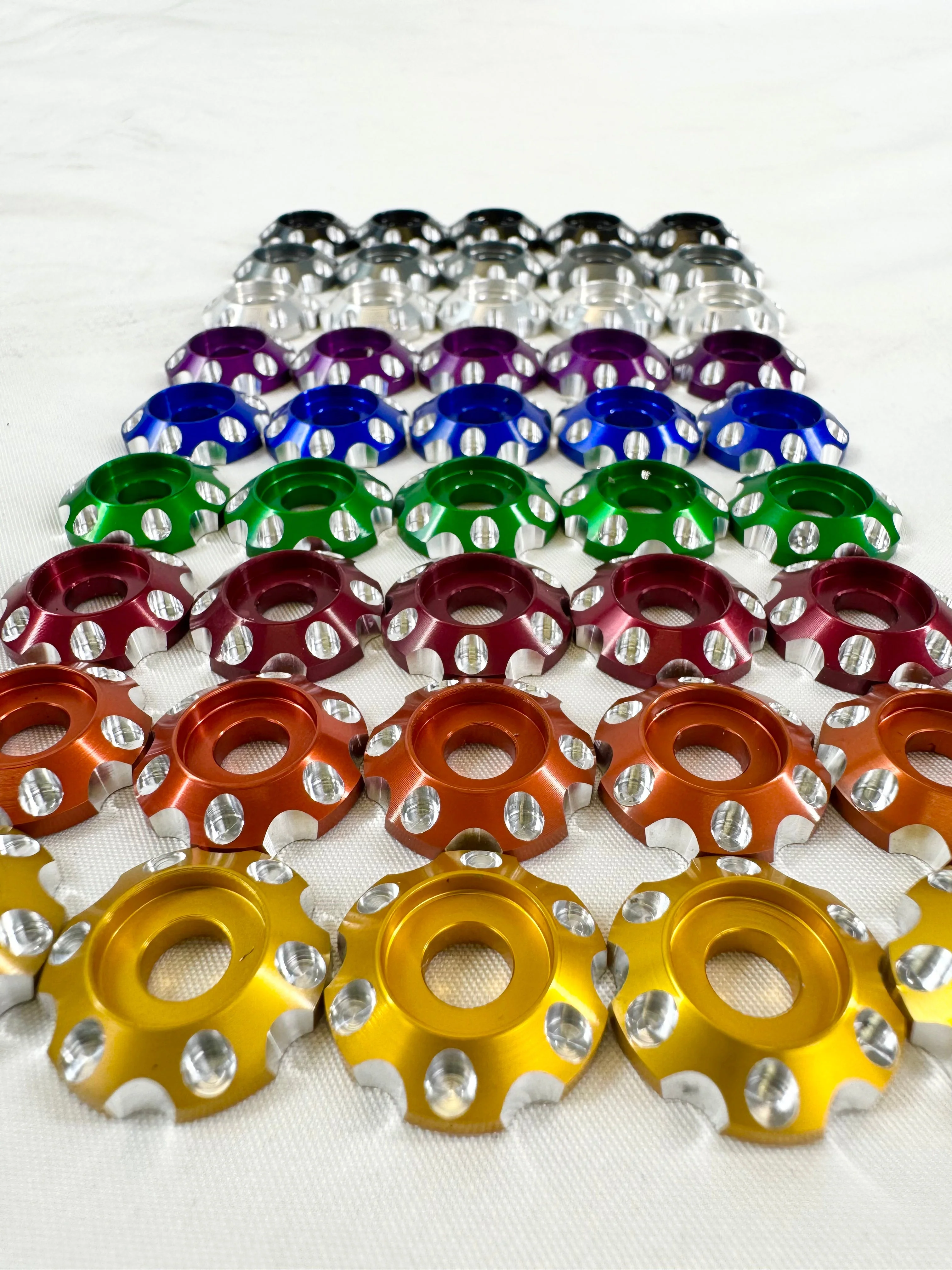Packard Performance Billet Fender washers V2 30pcs - Image 2