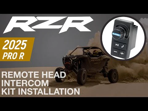 Rugged Radios 2025 Polaris RZR Pro XP, Pro R, and Pro S - Complete Communication Kit with Bluetooth Intercom and 2-Way Radio - Image 11