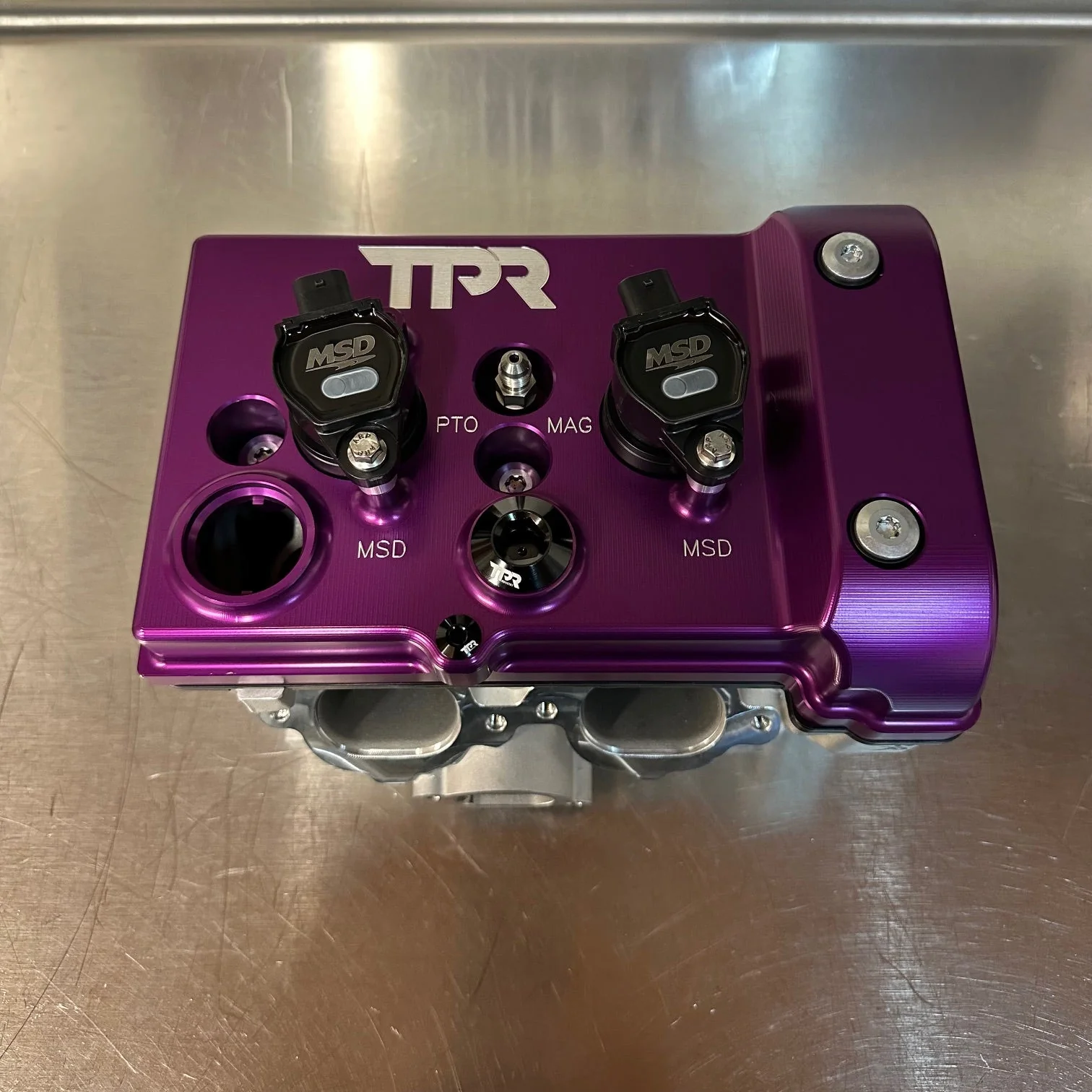 TPR016 - PURPLE Billet Valve Cover - Turbo R / Pro XP - Image 6