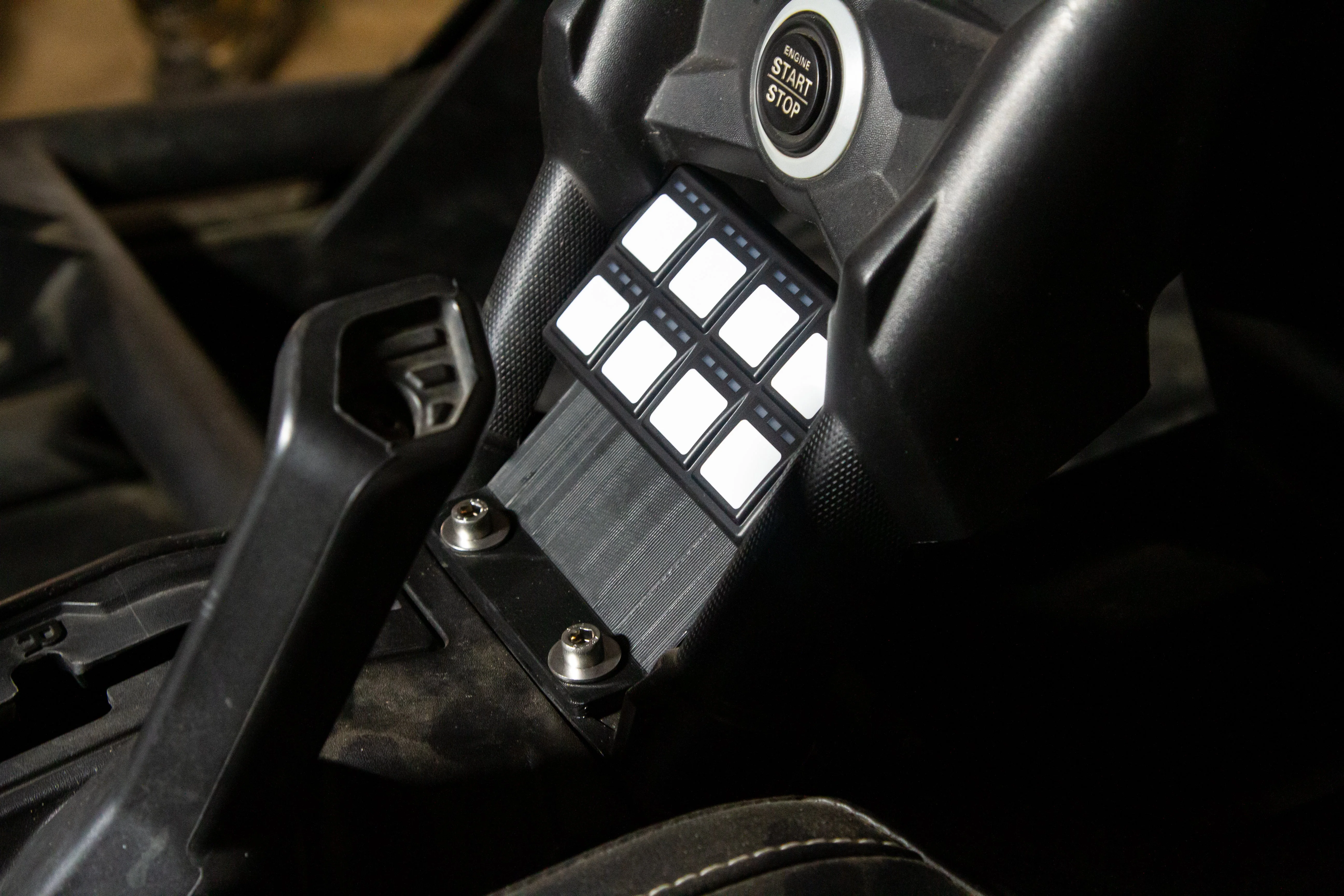 WSRD Motec 8 Button Keypad Mount | Can-Am X3 - Image 3